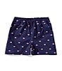 Class Club Little Boys American Flag Print Shorts, Color:Navy Flag - Image 1