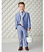 Color:Chambray - Image 3 - Little Boys 2T-7 Chambray Dress Pants