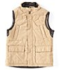 Color:Camel - Image 1 - Little Boys 2T-7 Faux Suede Vest