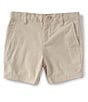 Color:Chino - Image 1 - Little Boys 2T-7 Flat Front Stretch Twill Shorts