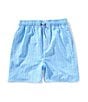 Class Club Little Boys 2T-7 Linear Fish Swim Trunks, Color:Blue - Image 1