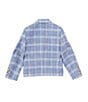 Color:Blue - Image 2 - Little Boys 2T-7 Long Sleeve Plaid Dress Jacket