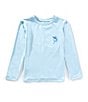 Class Club Little Boys 2T-7 Long Sleeve Rash Guard, Color:Blue - Image 2