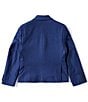 Color:Blue - Image 2 - Little Boys 2T-7 Long Sleeve Sharkskin Jacket