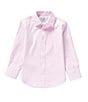 Class Club Little Boys Long Sleeve Solid Synthetic Dress Shirt, Color:Lilac - Image 1