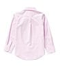Color:Lilac - Image 2 - Little Boys 2T-7 Long Sleeve Solid Synthetic Dress Shirt