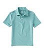 Color:Green - Image 1 - Little Boys 2T-7 Mini Stripe Synthetic Performance Polo Shirt