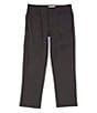 Color:Black - Image 1 - Little Boys 2T-7 Modern Fit Comfort Stretch Synthetic Pants