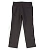 Color:Black - Image 2 - Little Boys 2T-7 Modern Fit Comfort Stretch Synthetic Pants
