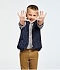 Color:British Khaki - Image 6 - Little Boys 2T-7 Modern-Fit Flat-Front Stretch Twill Pants
