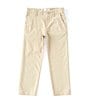 Color:Chino - Image 1 - Little Boys 2T-7 Modern-Fit Flat-Front Stretch Twill Pants
