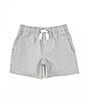 Color:Grey - Image 1 - Little Boys 2T-7 Pull-On Twill Shorts