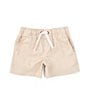 Color:Khaki - Image 1 - Little Boys 2T-7 Pull-On Twill Shorts