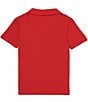 Color:Red - Image 2 - Little Boys 2T-7 Short Sleeve Pique Polo Shirt