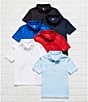 Color:Red - Image 4 - Little Boys 2T-7 Short Sleeve Pique Polo Shirt