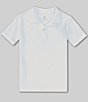 Color:White - Image 1 - Little Boys 2T-7 Short Sleeve Pique Polo
