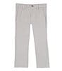 Color:Light Grey - Image 1 - Little Boys 2T-7 Solid Synthetic Stretch Dress Pants