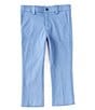 Color:Medium Blue - Image 1 - Little Boys 2T-7 Stretch Synthetic Dress Pants