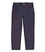 Class Club Little Boys Casual Stretch Twill Pants, Color:Navy - Image 1