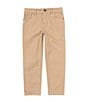 Class Club Little Boys Casual Stretch Twill Pants, Color:Khaki - Image 1