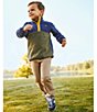 Class Club Little Boys Casual Stretch Twill Pants, Color:Khaki - Image 3
