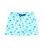 Color:Mint - Image 1 - Little Boys 2T-7 Swordfish Swim Trunks