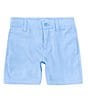 Color:Dellia Robbia Blue - Image 1 - Little Boys 2T-7 Synthetic Comfort Stretch Performance Shorts