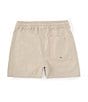 Color:Khaki - Image 2 - Little Boys 2T-7 Synthetic Pull-On Shorts