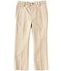 Color:Khaki - Image 1 - Little Boys 3T-7 Non Iron Stretch Twill Pant