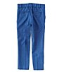 Color:French Blue - Image 2 - Little Boys 3T-7 Sharkskin Dress Pants