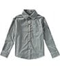 Class Club Little Boys Cool Touch Gingham Performance Sport Shirt - Image 2