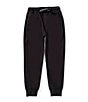 Class Club Little Boys Drawstring Waist Athletic Joggers, Color:Black - Image 1