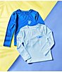 Class Club Little Boys Long Sleeve Sea Turtle Graphic Rashguard - Image 6
