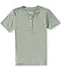 Class Club Little Boys Modal Solid Short-Sleeve Henley Shirt - Image 2