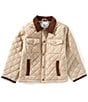 Class Club Little Boys Quilted Barn Coat, Color:Khaki - Image 1