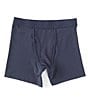 Color:Navy - Image 1 - Little/Big Boys 6-20 Solid Synthetic Boxer Briefs