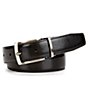 Color:Brown/Black - Image 2 - Boys Reversible Burnished-Edge Leather Belt