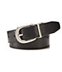 Color:Black/Brown - Image 2 - Boys Reversible Dress Belt
