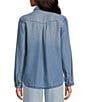 Cloth & Stone Collared Long Sleeve Button Front Lyocell Shirt, Color:Catalina Wash - Image 2
