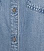 Cloth & Stone Collared Long Sleeve Button Front Lyocell Shirt, Color:Catalina Wash - Image 4
