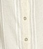 Cloth & Stone Linen Blend Button Back Knit Striped Scoop Sleeveless Coordinating Tank, Color:Island Beige - Image 4