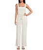 Cloth & Stone Linen Blend Button Back Knit Striped Scoop Sleeveless Coordinating Tank, Color:Island Beige - Image 3