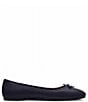 Color:Midnight - Image 2 - Abigail Leather Ballet Flats