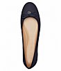Color:Midnight - Image 4 - Abigail Leather Ballet Flats