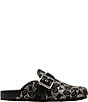 COACH Archival Buckle Crystal Signature Denim Clogs - Image 2