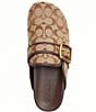 COACH Archival Signature Sateen Jacquard Buckle Clogs - Image 4