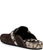 COACH Archival Suede Clogs With Signature Jacquard Buckle Strap - Image 3