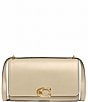 COACH Bandit Luxe Leather Shoulder Crossbody Bag, Color:Ivory - Image 1