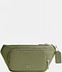 Color:Moss - Image 1 - Belt Bag With Signature Canvas Interior Detail