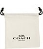 COACH Beveled Signature C Link Line Bracelet, Color:Gold - Image 3